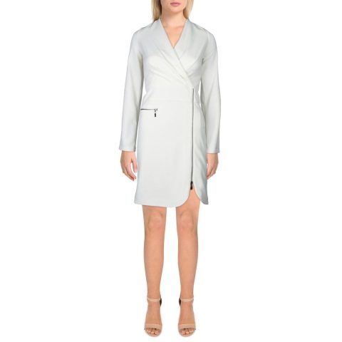 Pleated Cocktail And Party Dress