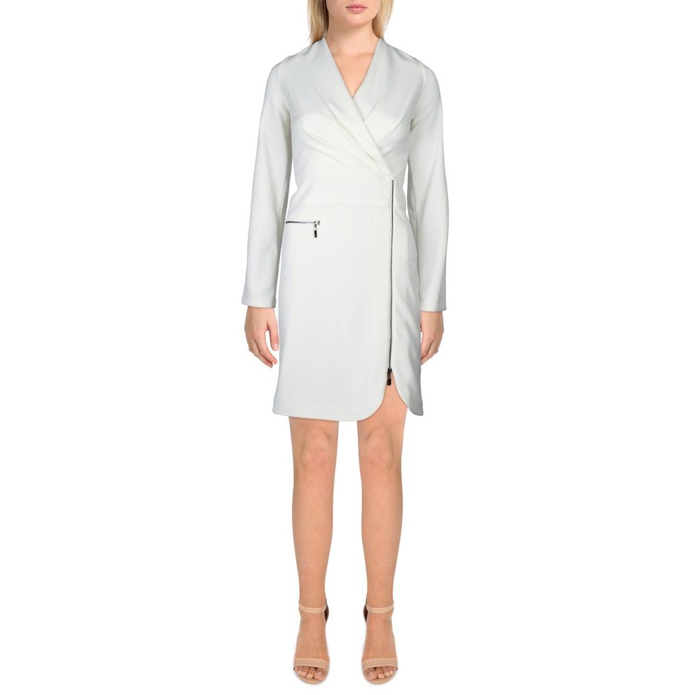 Pleated Cocktail And Party Dress