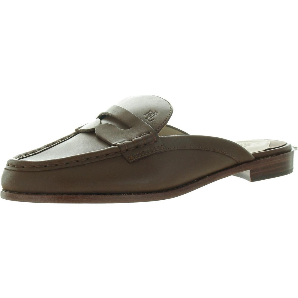 Wynnie Mule Solid Leather Loafers