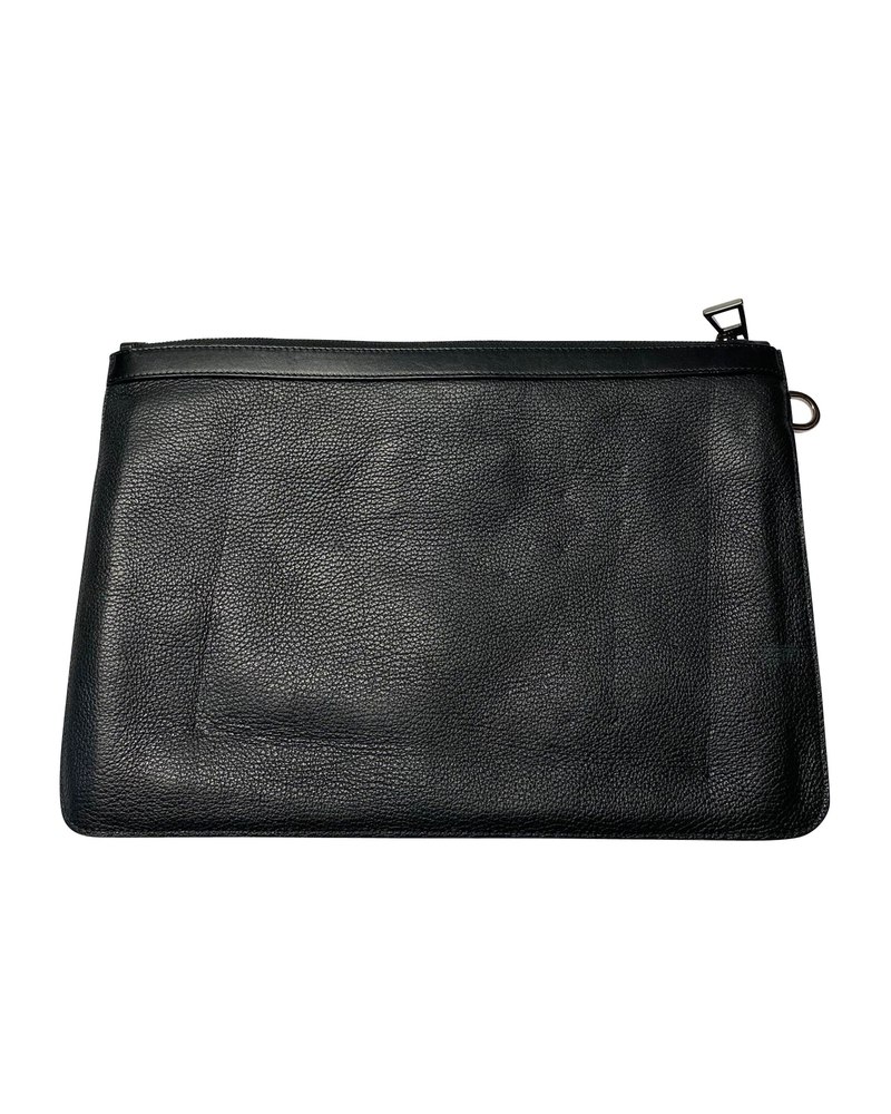 Jimmy Choo Derek Clutch Bag in Black Leather 7748857724988