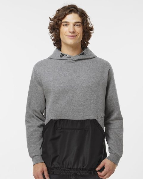 MV Sport Men’s Mixed Media Hooded Sweatshirt