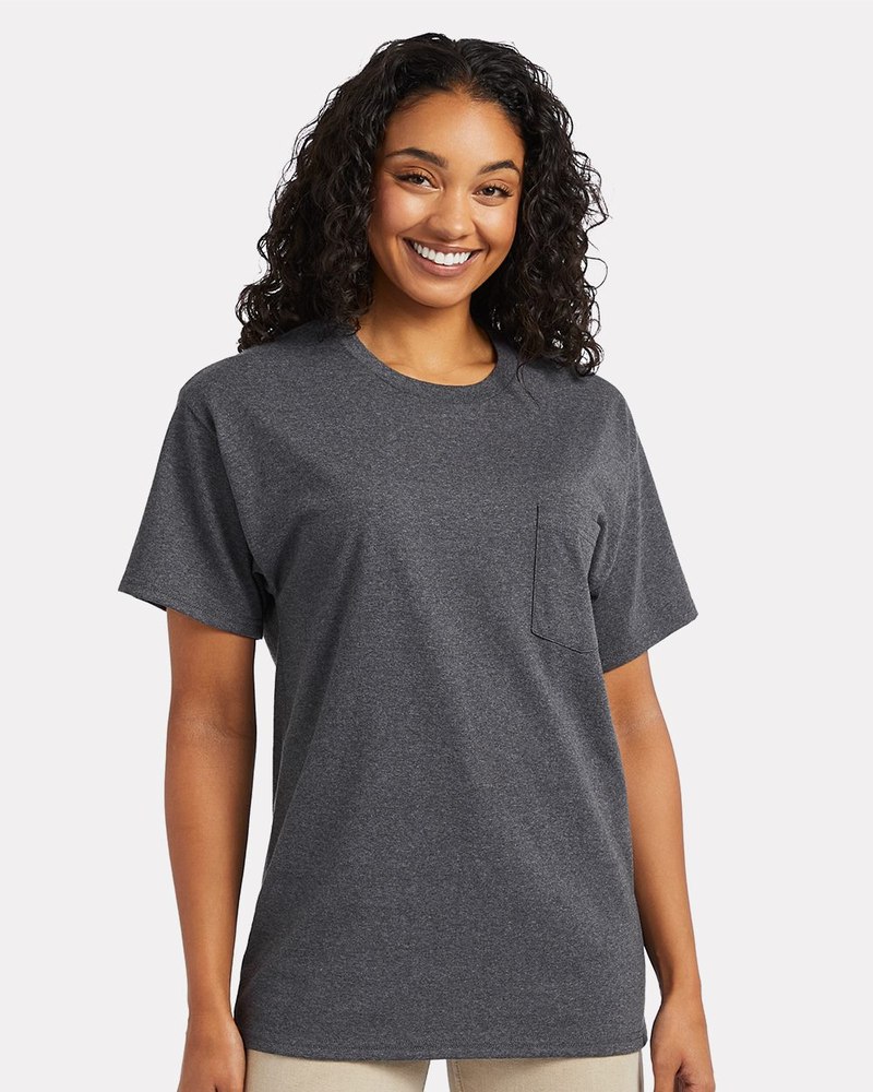 Hanes Women’s Essential-T Pocket T-Shirt