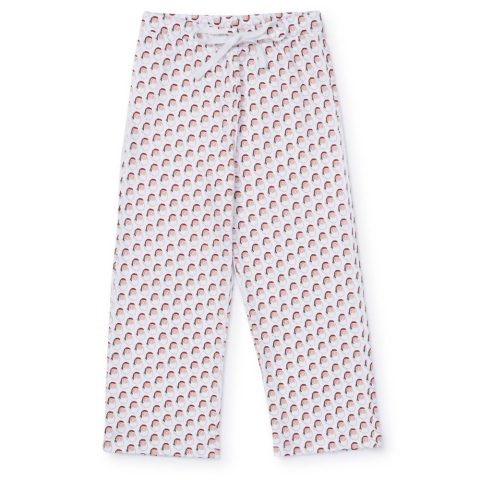 Boys Christmas Hangout Drawstring Pant In Holly Jolly Santa