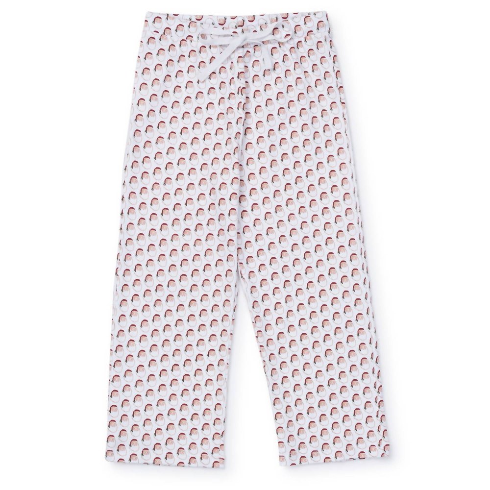 Boys Christmas Hangout Drawstring Pant In Holly Jolly Santa