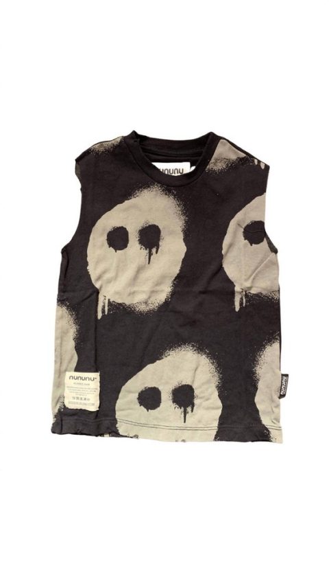 Kids Melting Masks Tank In Black