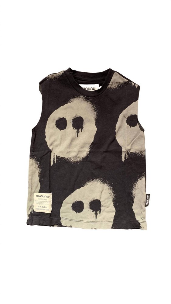 Kids Melting Masks Tank In Black