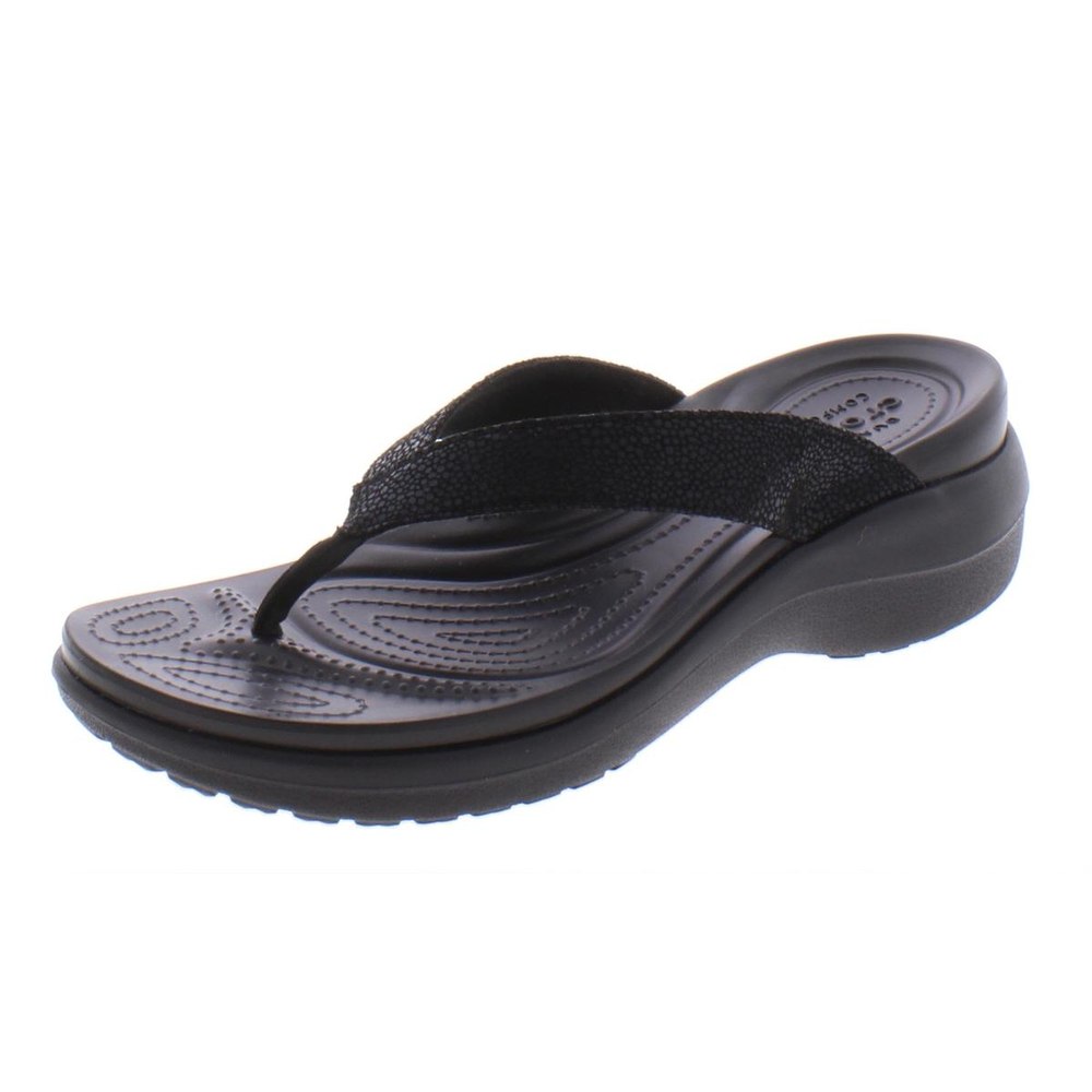 Capri Slip on Wedge Flip-Flops
