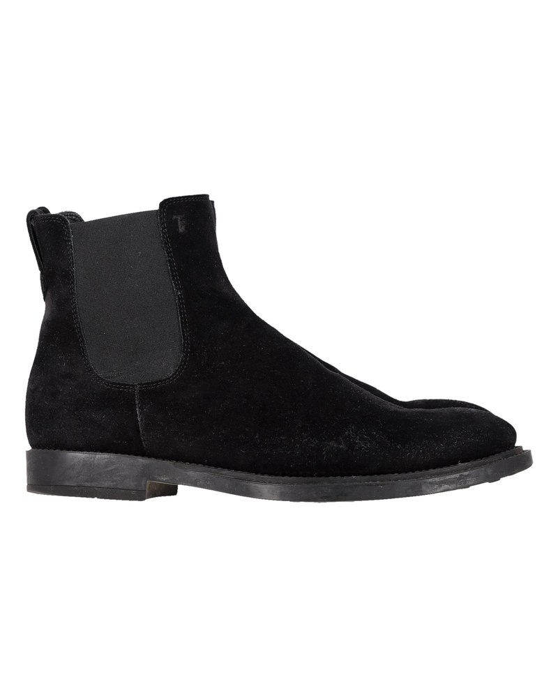 Tod’s Chelsea Boots in Black Suede 7748861591612