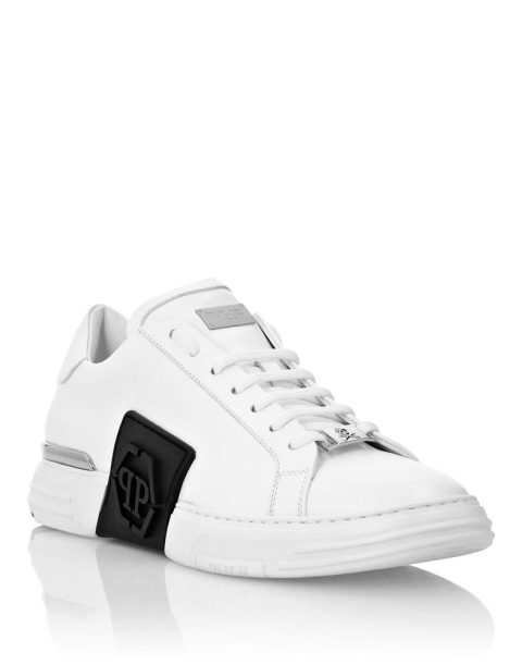 LO-TOP SNEAKERS PHANTOM KICK$ LEATHER HEXAGON