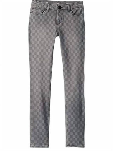 Girl’s Chloe Jeans In Checkmate