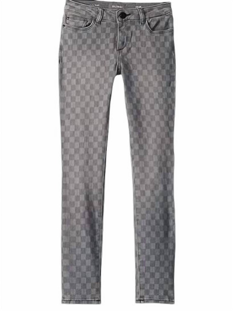 Girl’s Chloe Jeans In Checkmate