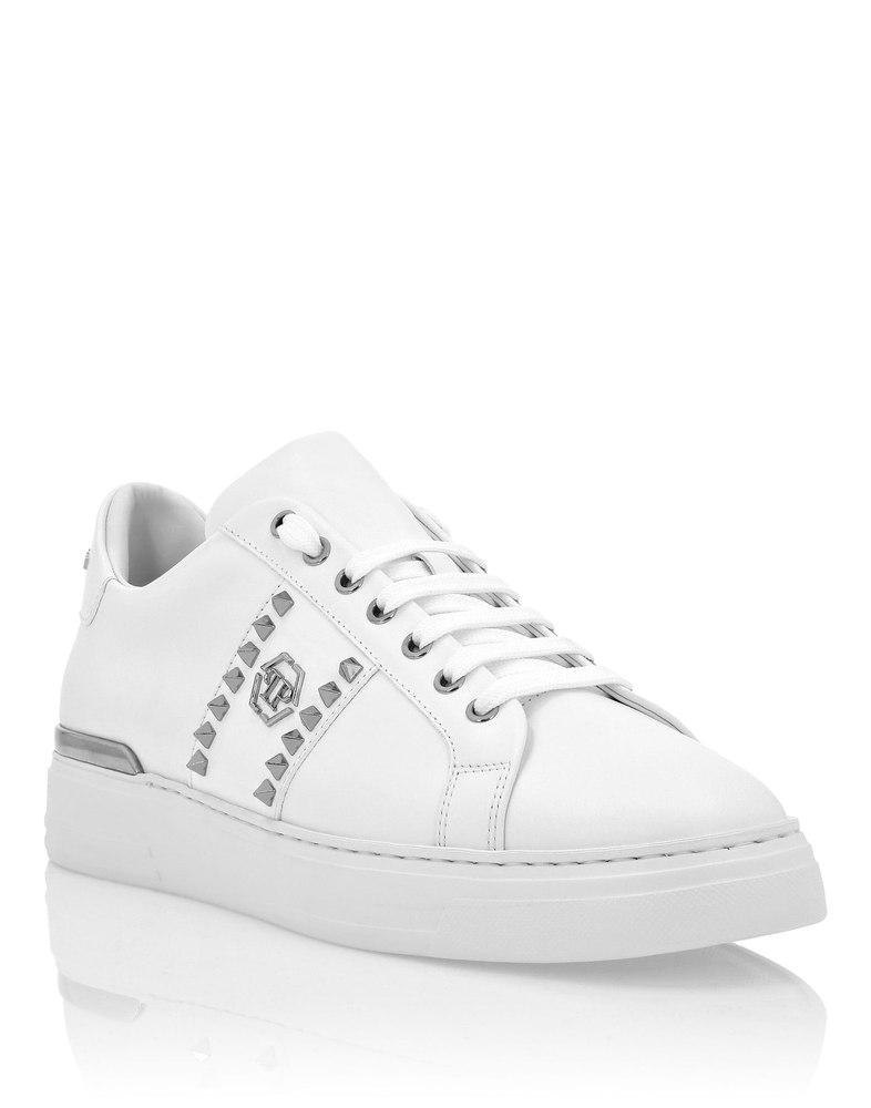 Leather Lo-Top Sneakers The Plein Original TM