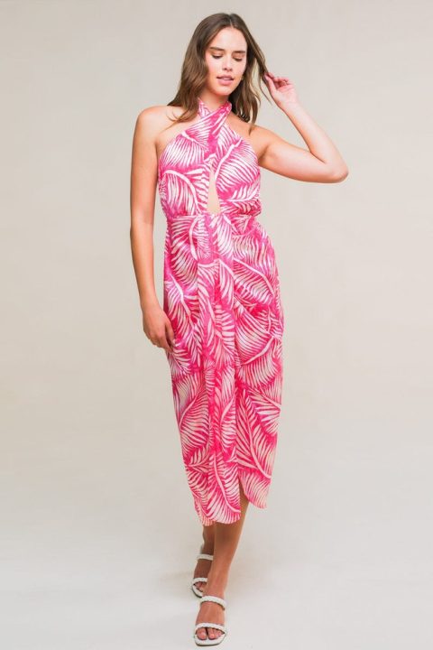 BREEZY WALKS MIDI DRESS