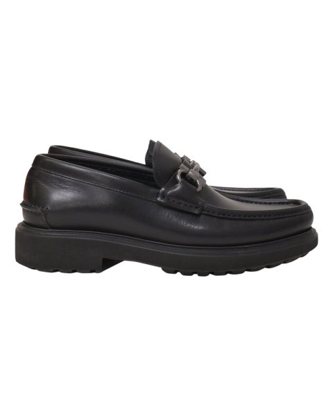 Salvatore Ferragamo Loafers in Black Leather 7748868177980