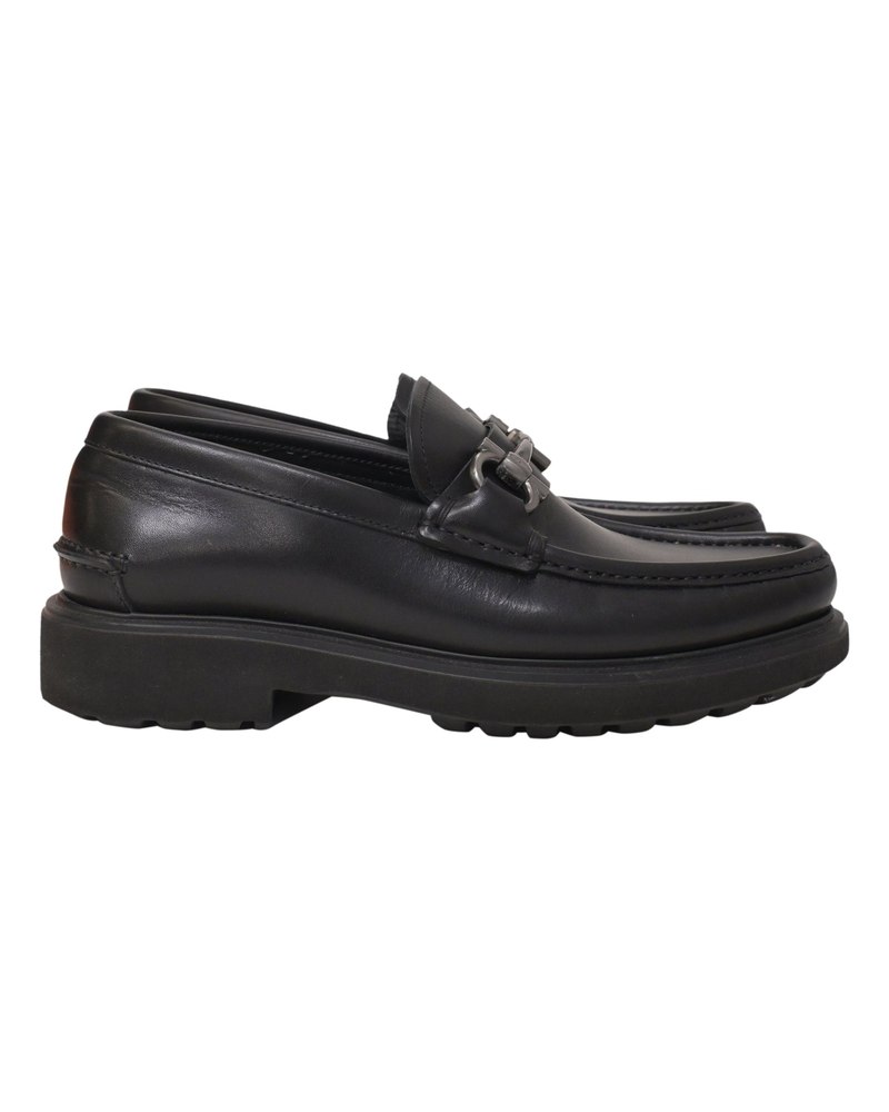 Salvatore Ferragamo Loafers in Black Leather 7748868177980