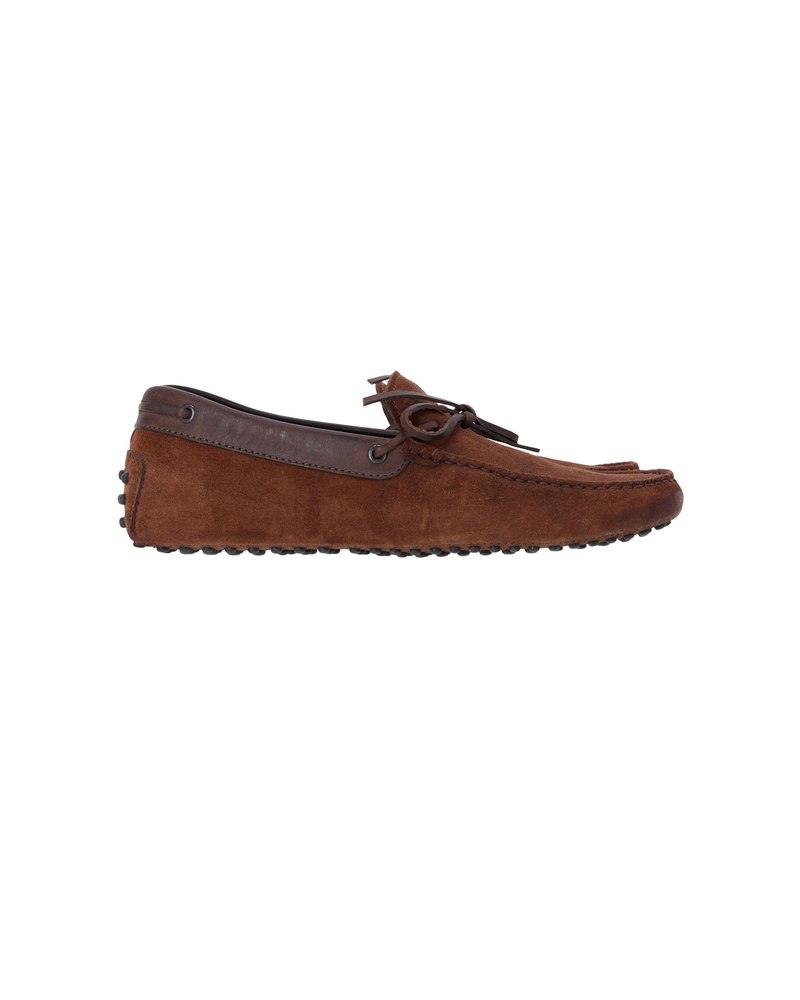 Tod’s Gommino Driving Shoes in Brown Suede 7748864114748