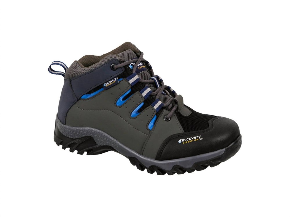 Boys Hiking Boot In Blackwood Grey