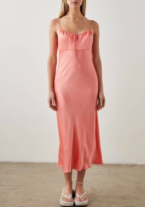Laramie Dress In Coral