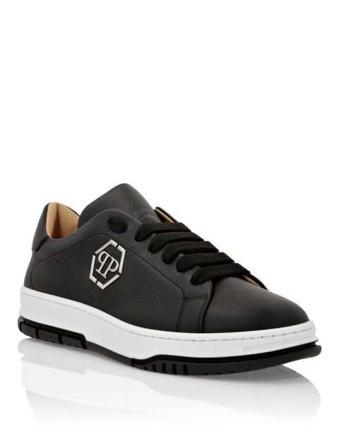Leather Lo-Top Sneakers Hexagon 7650311831612