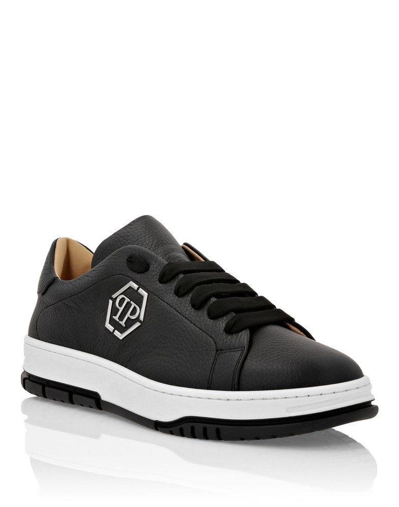 Leather Lo-Top Sneakers Hexagon 7650311831612