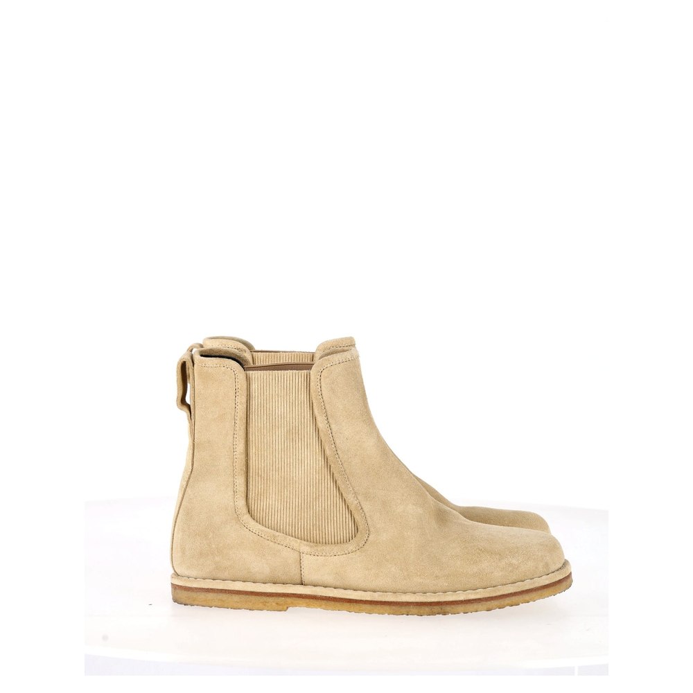 Loewe Chelsea Boots in Beige Suede 7748867227708
