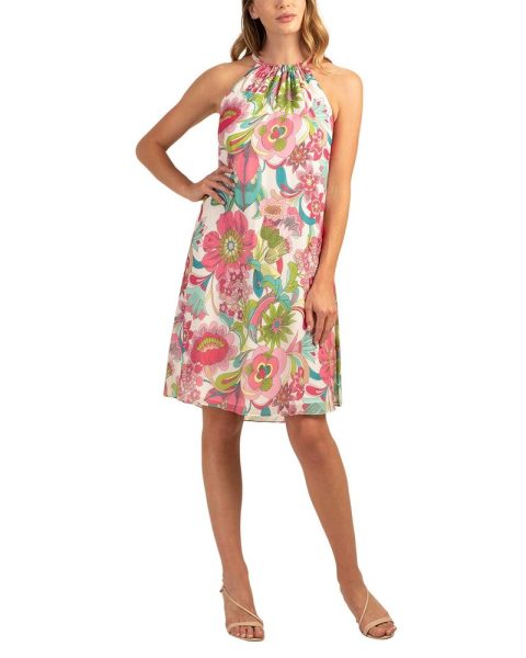 Trina Turk Daria 2 Silk-Blend Dress
