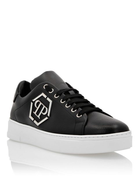 Leather Lo-Top Sneakers Hexagon 7650313502780