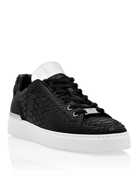 LO-TOP SNEAKERS SILVER $URFER PYTHON 7650312912956