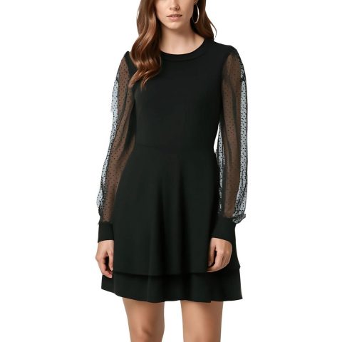 Juniors Ruffled Mini Dress