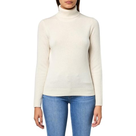 Cashmere Turtleneck Pullover Sweater