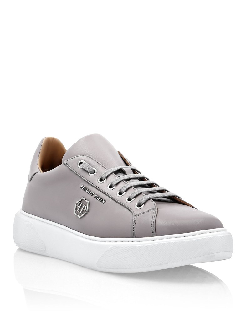 Leather Lo-Top Sneakers Hexagon 7650312159292