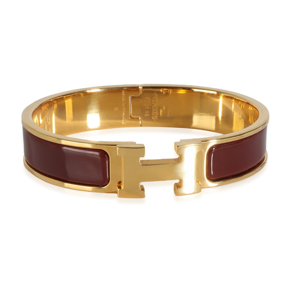 Hermès Clic H Bracelet in Gold Plated 7748913463356
