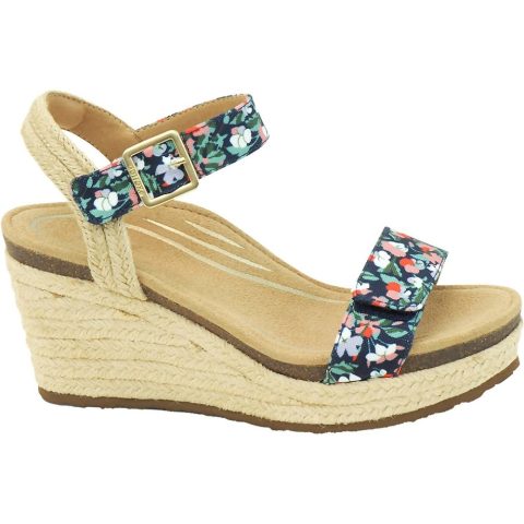 Women’s Sydney Suede Wedge Sandals In Floral