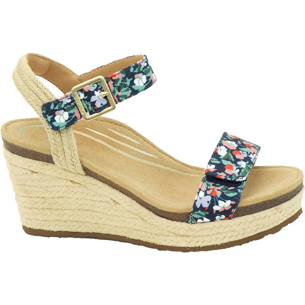 Women’s Sydney Suede Wedge Sandals In Floral