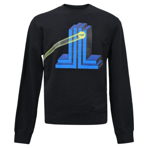 Lanvin x DC Comics Batman Sweatshirt in Black Cotton 7748916445244