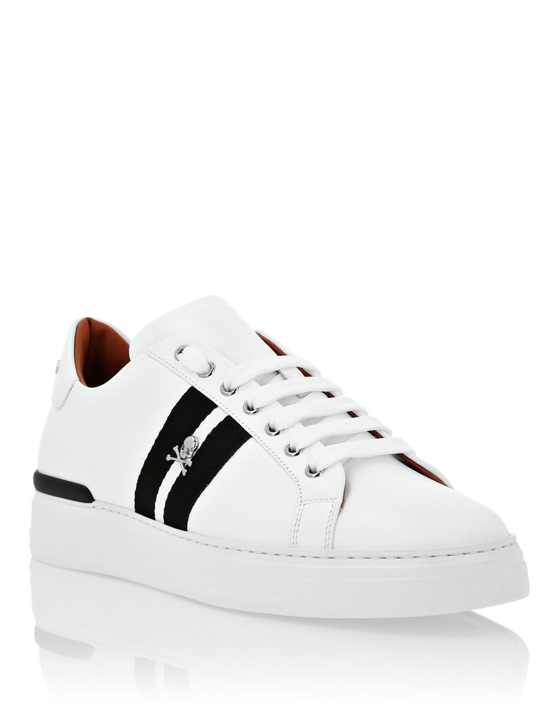 Leather Lo-Top Sneakers Stripes 7650315370556