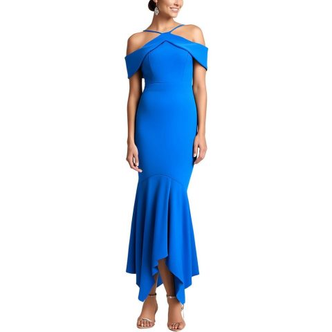 Handkerchief Hem Halter Dress