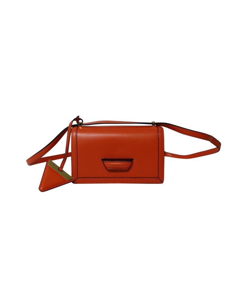 Loewe Small Barcelona Crossbody Bag in Orange Leather 7748920999996