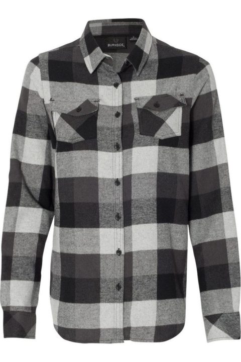 Burnside Women´s Yarn-Dyed Long Sleeve Flannel Shirt