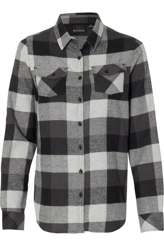 Burnside Women´s Yarn-Dyed Long Sleeve Flannel Shirt