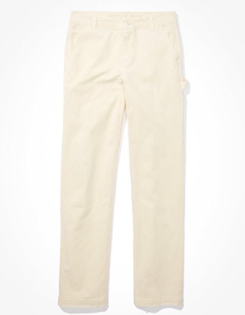 AE Stretch High-Waisted Straight Leg Carpenter Cargo Pant