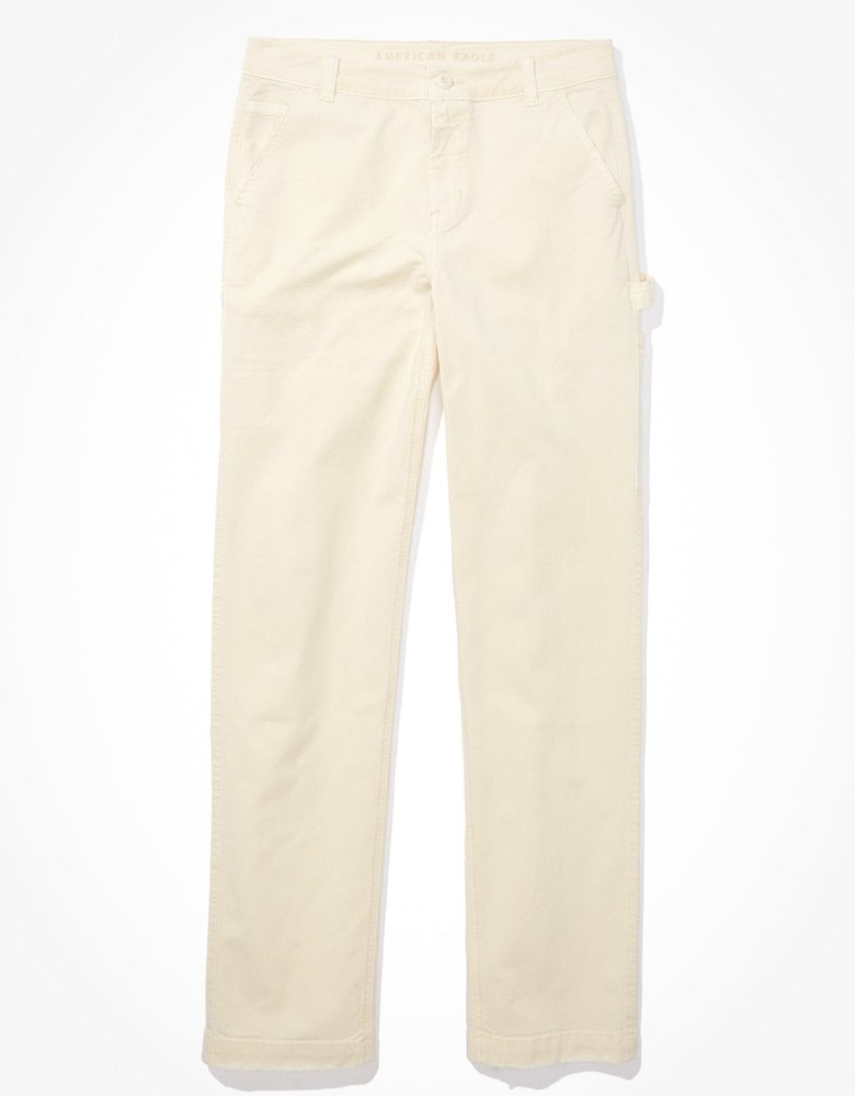 AE Stretch High-Waisted Straight Leg Carpenter Cargo Pant