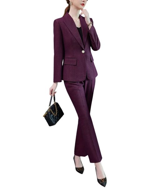 Bossy Chic 2pc Blazer & Pant Set 7823932194876