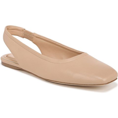 FLXANTONA Leather Slingback Ballet Flats