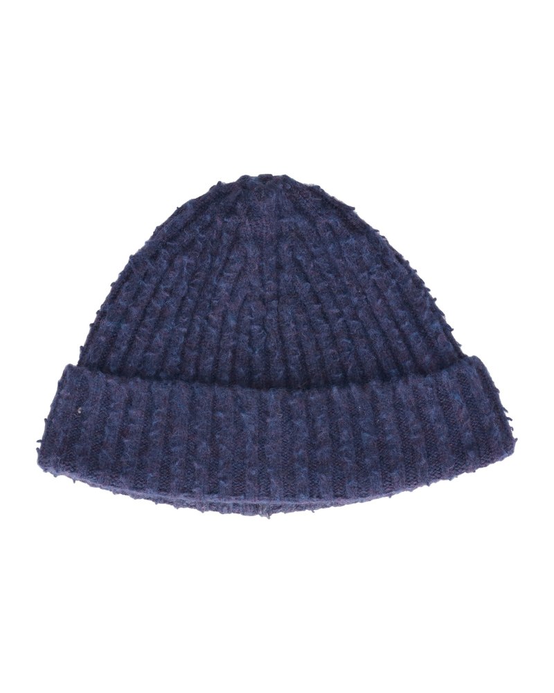Maison Mariela Pilling Beanie in Blue Wool 7748926537788