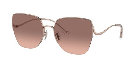 Coach Women’s 60mm Shiny Rose Gold Sunglasses
