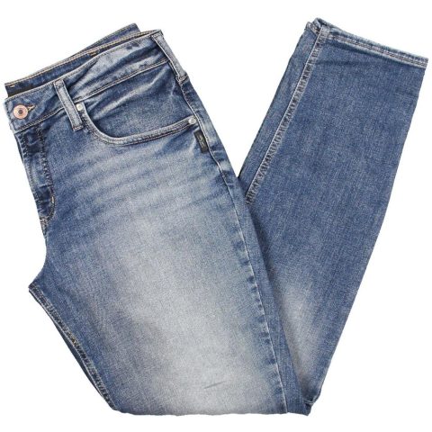 Mid-Rise Slim Leg Boyfriend Jeans