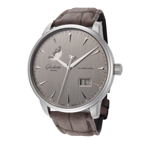 Glashutte Men’s Senator Excellence Panorama 42mm Automatic Watch