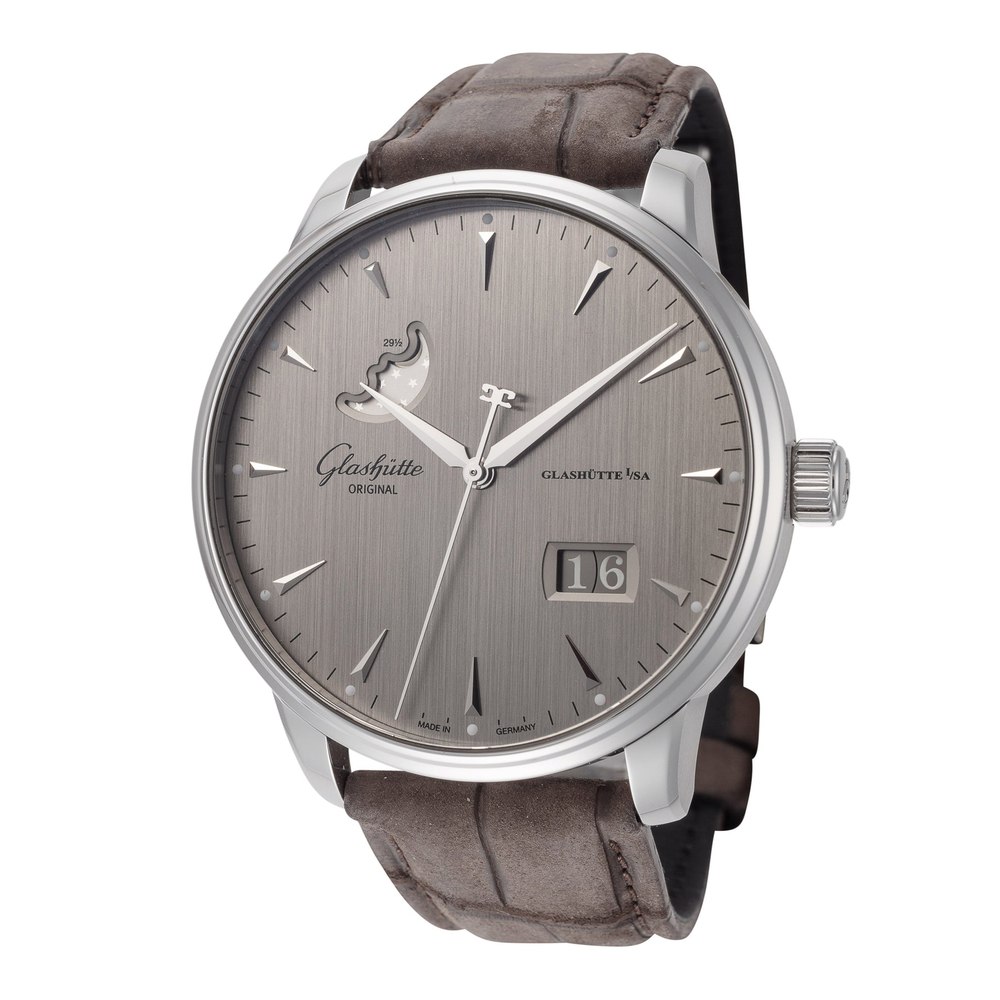 Glashutte Men’s Senator Excellence Panorama 42mm Automatic Watch