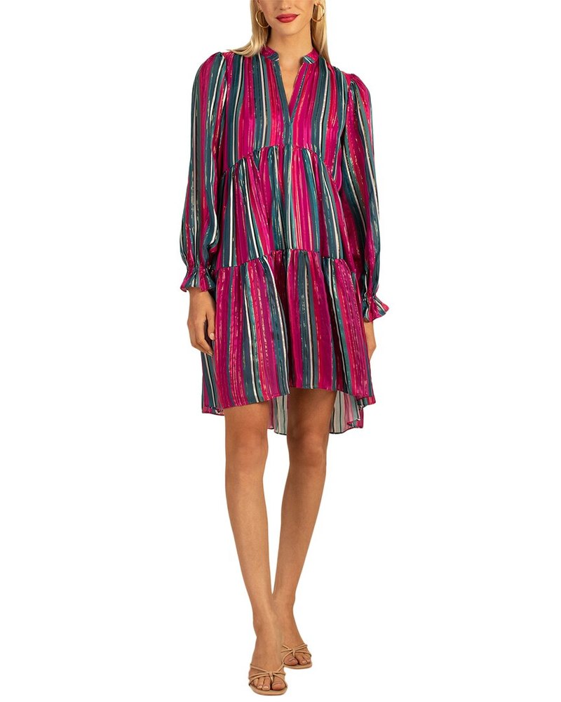 Trina Turk Orion Silk-Blend Dress